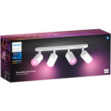 Philips Hue White & Color Ambiance Fugato 2 focos, Luz de LED blanco