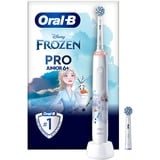 Procter & Gamble PRO 14876673 cepillo eléctrico para dientes Niño Cepillo dental giratorio Multicolor, Blanco, Cepillo de dientes eléctrico Niño, Cepillo dental giratorio, Cuidados diarios, Pulido, Sensible, Multicolor, Blanco, 4 x 30 s, Suave