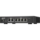 QNAP QSW-2104-2T switch No administrado 2.5G Ethernet (100/1000/2500) Negro, Interruptor/Conmutador No administrado, 2.5G Ethernet (100/1000/2500)