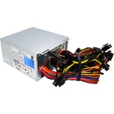 Seasonic SSP-750RS unidad de fuente de alimentación 750 W 20-pin ATX ATX Plata, Fuente de alimentación de PC gris, 750 W, 100 - 240 V, 744 W, 50/60 Hz, 200 W, 744 W, A granel