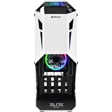 Sharkoon ELITE SHARK CA700 Torre Negro, Blanco, Cajas de torre negro/blanco, Torre, PC, Negro, Blanco, ATX, micro ATX, Mini-ITX, Juego, Multi