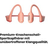 Shokz OpenRun Pro Auriculares Inalámbrico Banda para cuello Llamadas/Música Bluetooth Rosa rosa, Inalámbrico, Llamadas/Música, 20 - 20000 Hz, 29 g, Auriculares, Rosa