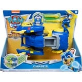 Spin Master PAW Patrol, coche patrulla de potencia aumentada Super PAW del supercachorro Chase, vehículo transformable, Vehículo de juguete PAW Patrol , coche patrulla de potencia aumentada Super PAW del supercachorro Chase, vehículo transformable, Camión, Mighty Pups, 3 año(s), Plástico, Azul, Amarillo