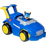 Spin Master PAW Patrol, coche patrulla de potencia aumentada Super PAW del supercachorro Chase, vehículo transformable, Vehículo de juguete PAW Patrol , coche patrulla de potencia aumentada Super PAW del supercachorro Chase, vehículo transformable, Camión, Mighty Pups, 3 año(s), Plástico, Azul, Amarillo