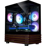 Thermaltake FTW V170 Ultra Arc B580, Gaming-PC de pizarra/Madera