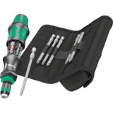 Wera 05051017001 destornillador manual Destornillador múltiple Destornillador combinado, Llave de tubo negro/Verde, 173 mm, 7,3 cm, 80 mm, 403 g, Negro / Azul