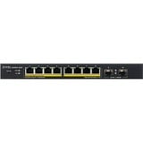 Zyxel GS1900-10HP-EU0102F, Interruptor/Conmutador negro