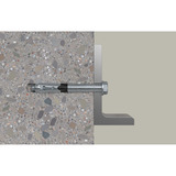 fischer Anclaje de alto rendimiento FH II 12/50 S, Pasador 