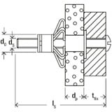 fischer HM 4x32 S, Pasador plateado