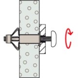 fischer HM 4x32 S, Pasador plateado