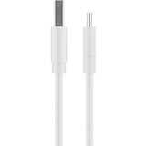 goobay 59130 cable USB 2 m USB 2.0 USB A USB C Blanco blanco, 2 m, USB A, USB C, USB 2.0, 480 Mbit/s, Blanco