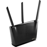 ASUS RT-AX68U AX2700 AiMesh router inalámbrico Ethernet Doble banda (2,4 GHz / 5 GHz) Negro negro/Dorado, Wi-Fi 6 (802.11ax), Doble banda (2,4 GHz / 5 GHz), Ethernet, Negro, Router de sobremesa