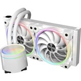 Alpenföhn Agua Glaciar 240 White RGB 240mm, Refrigeración por agua blanco
