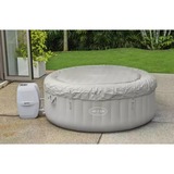 Bestway 60007 spa y jacuzzi Beige, Blanco 669 L Alrededor, Piscina gris, Beige, Blanco, 669 L, Alrededor, 4 personas(s), 40 °C, 2 °C/h