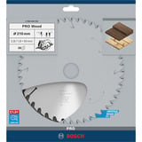 Bosch PRO Wood hoja de sierra circular, Ø 210mm, 36 dientes 
