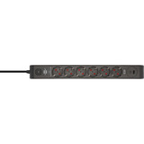 Brennenstuhl Regleta de 6 tomas con 1x USB-C, 1x USB-A negro/Antracita