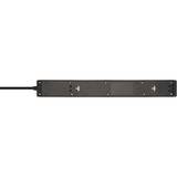 Brennenstuhl Regleta de 6 tomas con 1x USB-C, 1x USB-A negro/Antracita