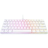 Corsair CH-9194114-DE - Tastatur teclado USB Alemán Blanco, Teclado para gaming blanco, 60%, USB, Interruptor mecánico, LED RGB, Blanco