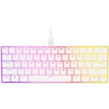 Corsair CH-9194114-DE - Tastatur teclado USB Alemán Blanco, Teclado para gaming blanco, 60%, USB, Interruptor mecánico, LED RGB, Blanco