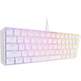 Corsair CH-9194114-DE - Tastatur teclado USB Alemán Blanco, Teclado para gaming blanco, 60%, USB, Interruptor mecánico, LED RGB, Blanco