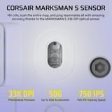 Corsair CH-9314011-WW, Ratones para gaming blanco