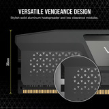Corsair CMK32GX5M2D6000Z38, Memoria RAM negro