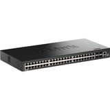 D-Link DGS-1530-52/E switch Gestionado L2 Gigabit Ethernet (10/100/1000) Negro, Interruptor/Conmutador negro, Gestionado, L2, Gigabit Ethernet (10/100/1000), Bidireccional completo (Full duplex), Montaje en rack