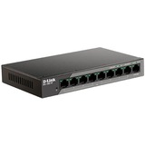 D-Link DSS-100E-9P switch No administrado Fast Ethernet (10/100) Energía sobre Ethernet (PoE) Negro, Interruptor/Conmutador No administrado, Fast Ethernet (10/100), Energía sobre Ethernet (PoE)