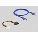 DeLOCK 41430 tarjeta y adaptador de interfaz Interno PCIe, USB 3.2 Gen 1 (3.1 Gen 1), Tarjeta de ampliación PCIe, PCIe, USB 3.2 Gen 1 (3.1 Gen 1), Negro, Azul, Gris, PC, 0,8 Gbit/s, 128,2 mm