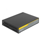 DeLOCK 87781 switch 2.5G Ethernet (100/1000/2500) Negro, Interruptor/Conmutador 2.5G Ethernet (100/1000/2500), Bidireccional completo (Full duplex)