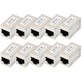 Digitus Acoplador modular CAT 6A, blindado - 10 unidades, Módulo Keystone 