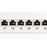 Digitus Panel de conexión clase E, CAT 6, Patch Panel gris claro, CAT 6, RJ-45, Cat6, Gris, Montaje en bastidor, 1U, LSA, Minorista