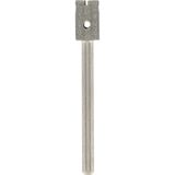 Dremel Broca de vidrio de diamante Ø 6,4 mm, Taladro plateado