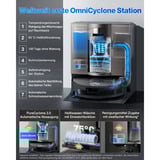 ECOVACS DEEBOT X11 OmniCyclone, Robot aspirador negro