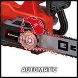 EINHELL Electrosierra de cadena GC-EC 2040, Motosierra rojo/Negro