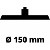 EINHELL Juego de discos para plato / pulido / lijado, 150mm, Hoja de lija 