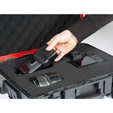 EINHELL Maletín de sistema E-Case S-F incl. divisores, Caja de herramientas negro/Rojo