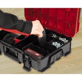 EINHELL Maletín de sistema E-Case S-F incl. divisores, Caja de herramientas negro/Rojo
