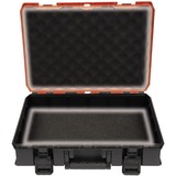 EINHELL Maletín de sistema E-Case S-F incl. divisores, Caja de herramientas negro/Rojo