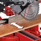 EINHELL Sierra ingletadora y de corte deslizante, Sierras de corte a inglete y a bisel rojo/Negro