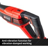 EINHELL TE-AP 18/28 Li BL-Solo, Sierra de sable rojo/Negro