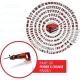 EINHELL TP-AP 18/28 Li BL-Solo, Sierra de sable rojo/Negro