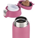 Emsa Light Mug 400 ml Rosa, Termo rosa, Rosa, Acero inoxidable, Polipropileno (PP), 400 ml, 6,6 cm, 196 mm