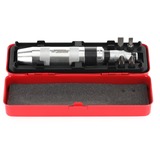GEDORE Juego de destornilladores 1/2" + puntas rojo, Tornillo de percusión rojo/Negro