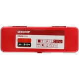 GEDORE Juego de destornilladores 1/2" + puntas rojo, Tornillo de percusión rojo/Negro