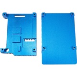 Inter-Tech 88887360 accesorio para placa de desarrollo Funda Azul, Caja/Carcasa azul, Funda, Raspberry Pi, Raspberry Pi, Azul, Aluminio, 86 mm