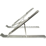 Inter-Tech NBS-200 Soporte para ordenador portátil Plata 39,6 cm (15.6") plateado, Soporte para ordenador portátil, Plata, Aluminio, 27,9 cm (11"), 39,6 cm (15.6"), 40 kg