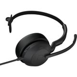 Jabra Evolve2 50 Auriculares Alámbrico Diadema Oficina/Centro de llamadas USB Type-C / USB Type-A Bluetooth Negro, Auriculares con micrófono negro, Alámbrico, 20 - 20000 Hz, Oficina/Centro de llamadas, 99 g, Auriculares, Negro