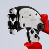 KNIPEX Pinza de engaste autoajustable Twistor T, Crimpadora rojo/Azul