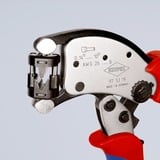 KNIPEX Pinza de engaste autoajustable Twistor T, Crimpadora rojo/Azul